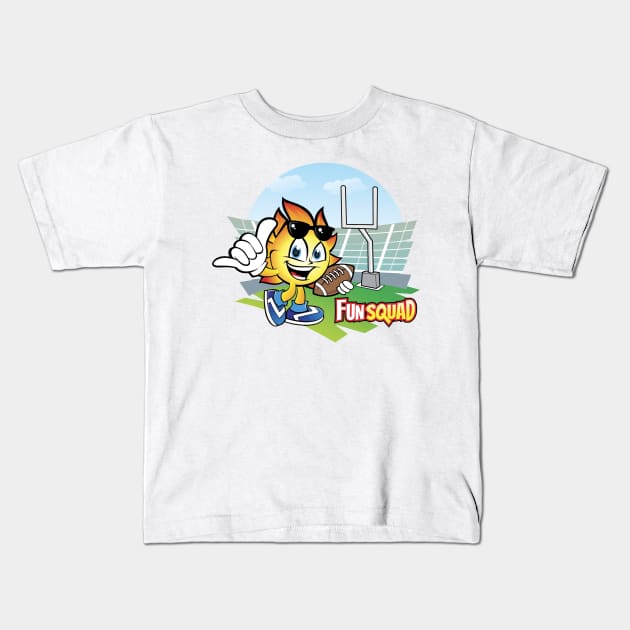 fun squad merch Kids T-Shirt by July's Gallery